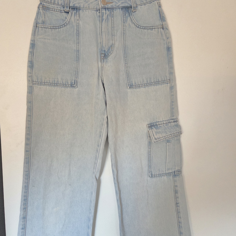 Forever 21 Light Blue High Rise Jeans - Picture 2 of 5